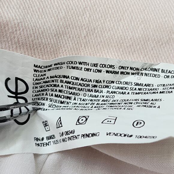 Gloria Vanderbilt Jeans Womens 12 SHORT Light Pink Amanda High Rise Tapered Slim - Picture 10 of 16